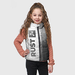 Детский жилет Rust - white gradient по-вертикали, цвет: 3D-черный — фото 2