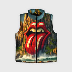 Детский жилет Rolling Stones - sea rocks, цвет: 3D-черный