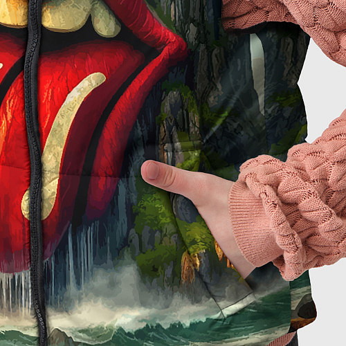 Детский жилет Rolling Stones - sea rocks / 3D-Черный – фото 5
