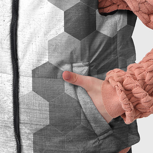 Детский жилет Elden Ring - white gradient по-вертикали / 3D-Черный – фото 5