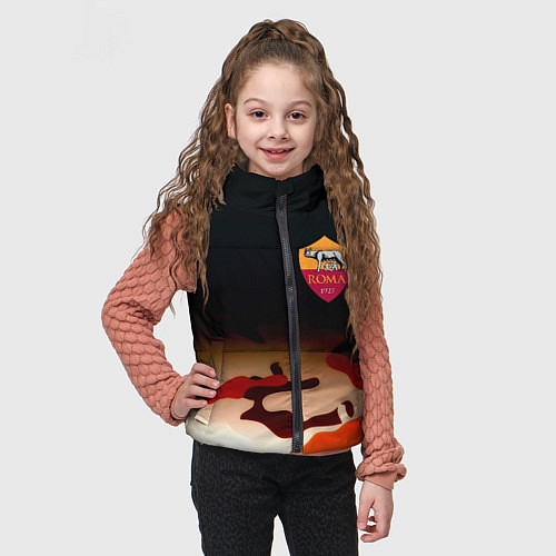 Детский жилет Roma камуфляжный стиль / 3D-Красный – фото 3