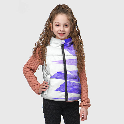 Детский жилет Color white purple / 3D-Красный – фото 3