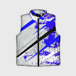 Детский жилет Color white blue
