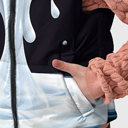 Детский жилет Молочная текстура, цвет: 3D-черный — фото 2