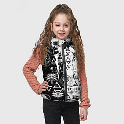 Детский жилет Monster energy логотипы игр, цвет: 3D-черный — фото 2