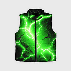 Детский жилет Color green black, цвет: 3D-черный
