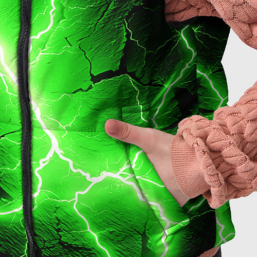 Детский жилет Color green black / 3D-Черный – фото 5