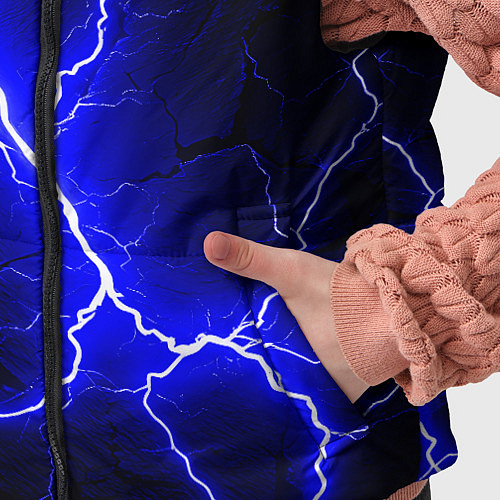 Детский жилет Color blue black / 3D-Черный – фото 5