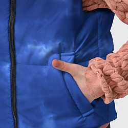 Детский жилет Темный синий тучи на небе, цвет: 3D-черный — фото 2