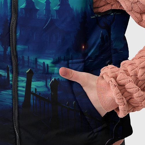 Детский жилет Day of the Dead - Хэллоуин / 3D-Черный – фото 5