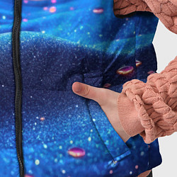 Детский жилет Синяя дюна - текстура, цвет: 3D-черный — фото 2