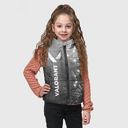 Детский жилет Valorant - grey gradient по-вертикали, цвет: 3D-черный — фото 2
