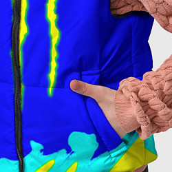 Детский жилет Monster energy краски цветные, цвет: 3D-черный — фото 2