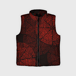 Детский жилет Древне-не-древние узоры, цвет: 3D-черный