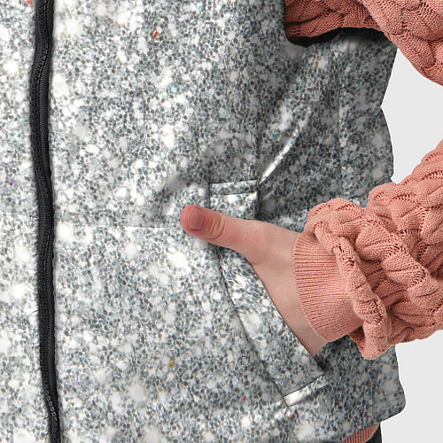 Детский жилет Серебро / 3D-Черный – фото 5