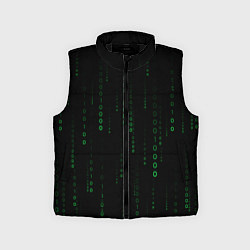 Детский жилет Color black green, цвет: 3D-черный