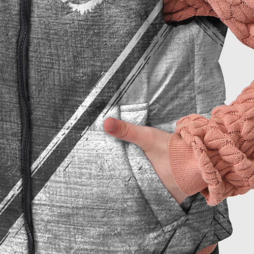 Детский жилет The Callisto Protocol - grey gradient вертикально / 3D-Черный – фото 5