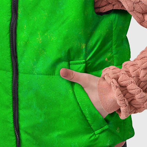 Детский жилет Свет зелёного фонаря / 3D-Черный – фото 5