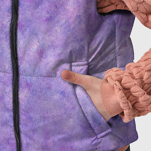 Детский жилет Фиолетовый свет фонаря / 3D-Черный – фото 5