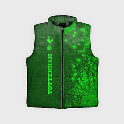 Детский жилет Tottenham - green gradient по-вертикали, цвет: 3D-черный