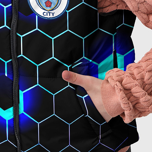 Детский жилет Манчестер сити броня / 3D-Черный – фото 5