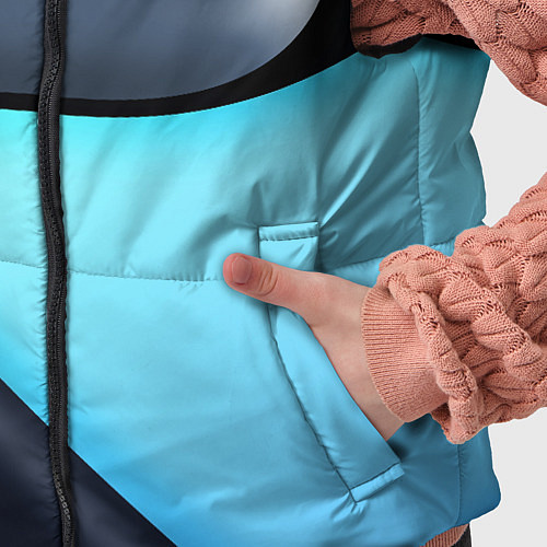 Детский жилет Разноцветный / 3D-Черный – фото 5