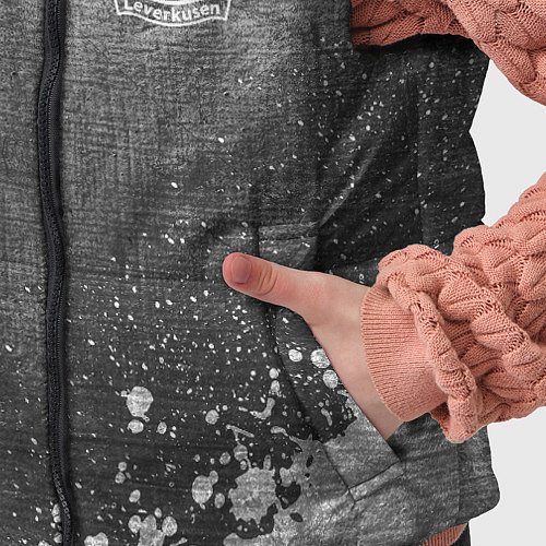 Детский жилет Bayer 04 - grey gradient вертикально / 3D-Черный – фото 5