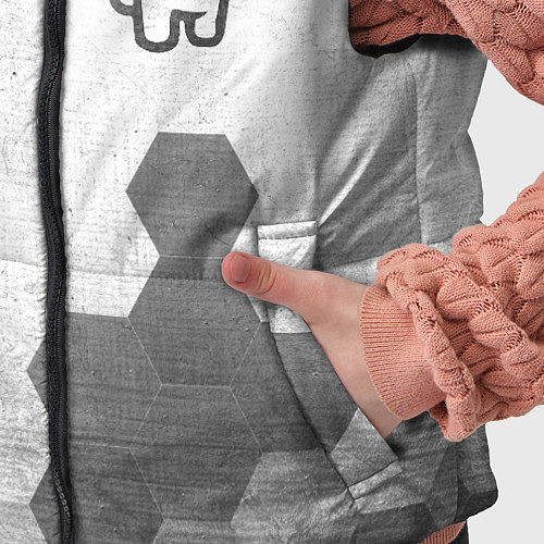 Детский жилет Among Us - white gradient вертикально / 3D-Черный – фото 5