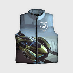 Детский жилет Lamborghini - motorsport extreme, цвет: 3D-черный