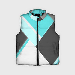 Детский жилет Color black blue
