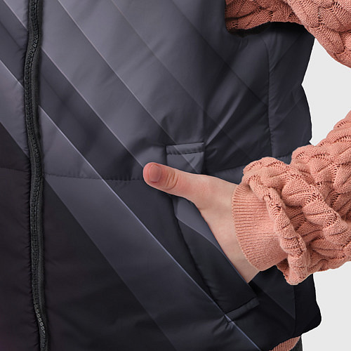 Детский жилет Color black grey / 3D-Черный – фото 5