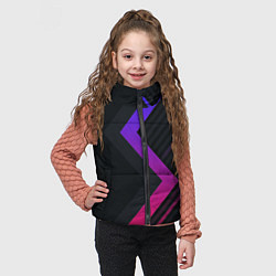 Детский жилет Color black line, цвет: 3D-черный — фото 2