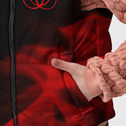 Детский жилет Elden Ring - red gradient вертикально, цвет: 3D-черный — фото 2