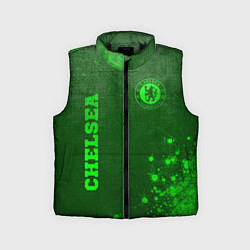 Детский жилет Chelsea - green gradient вертикально