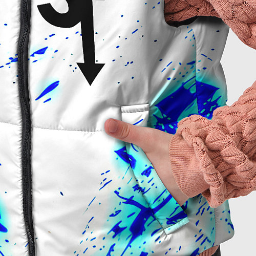 Детский жилет Sally Face краски / 3D-Черный – фото 5