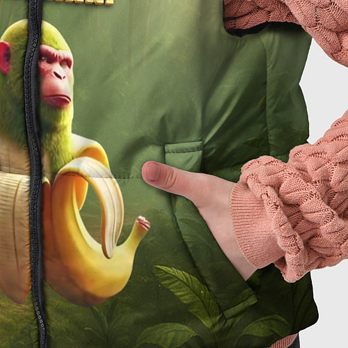 Детский жилет Shimpanzinni Bananinni ии мем / 3D-Черный – фото 5