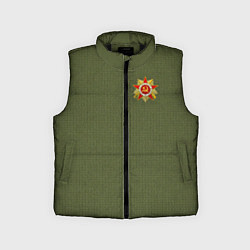 Детский жилет Орден отечественной войны 9 мая, цвет: 3D-черный