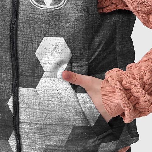 Детский жилет Changan - grey gradient вертикально / 3D-Черный – фото 5