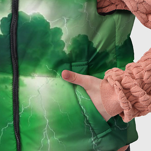 Детский жилет Зелёный гром / 3D-Черный – фото 5