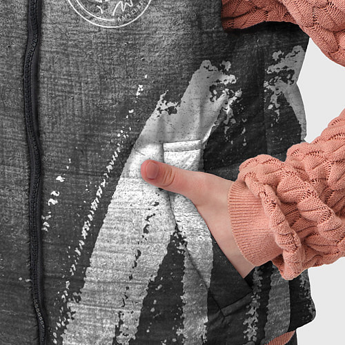 Детский жилет Ajax - grey gradient вертикально / 3D-Черный – фото 5