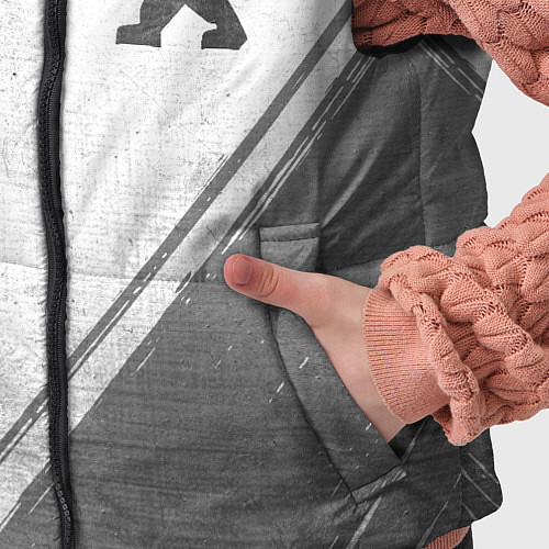 Детский жилет Peugeot - white gradient вертикально / 3D-Черный – фото 5