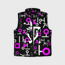 Детский жилет Doom неоновый паттерн, цвет: 3D-черный