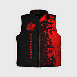Детский жилет Chrysler - red gradient по-вертикали, цвет: 3D-черный