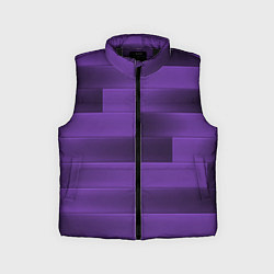 Детский жилет Color purple square, цвет: 3D-черный