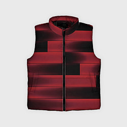Детский жилет Color red square