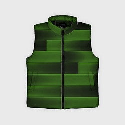 Детский жилет The color is green brick, цвет: 3D-черный