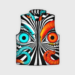 Детский жилет Глаз и щупальца, цвет: 3D-черный