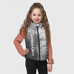 Детский жилет Chevrolet - grey gradient по-вертикали, цвет: 3D-черный — фото 2