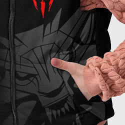 Детский жилет Ведьмак - школа волка, цвет: 3D-черный — фото 2