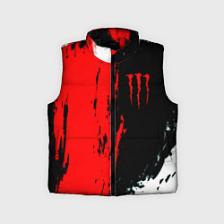 Детский жилет Monster energy краски спорт, цвет: 3D-черный